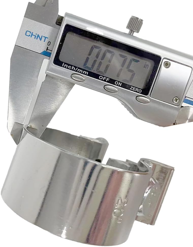 eLifecenter ID 2 Inch Exhaust Clamp,Narrow Band Muffler Clamp Stainless Steel for OD 2 inch Pipes - Image 3